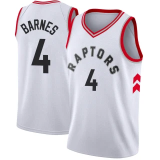 Youth Scottie Barnes Toronto Raptors White Swingman Jersey - Association Edition