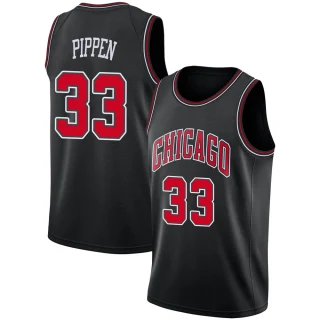 Youth Scottie Pippen Chicago Bulls Black Swingman Jersey - Statement Edition