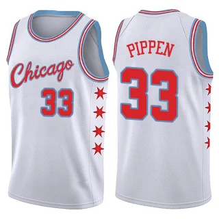 Youth Scottie Pippen Chicago Bulls White Swingman Jersey - City Edition
