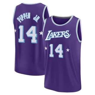 Youth Scotty Pippen Jr. Los Angeles Lakers Purple Fast Break 2021/22 Replica City Edition Jersey