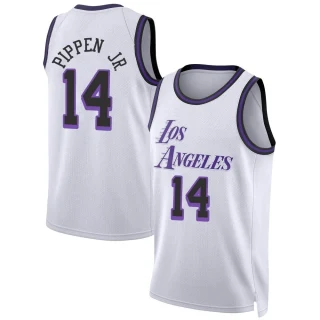 Youth Scotty Pippen Jr. Los Angeles Lakers White Swingman 2022/23 City Edition Jersey