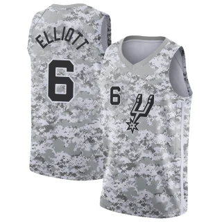 Youth Sean Elliott San Antonio Spurs White Swingman 2018/19 Jersey - Earned Edition