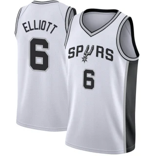 Youth Sean Elliott San Antonio Spurs White Swingman Jersey - Association Edition