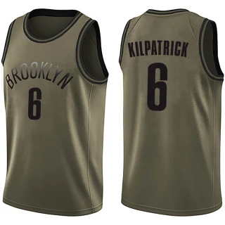 Youth Sean Kilpatrick Brooklyn Nets Green Swingman Salute to Service Jersey