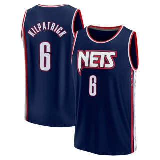 Youth Sean Kilpatrick Brooklyn Nets Navy Fast Break 2021/22 Replica City Edition Jersey