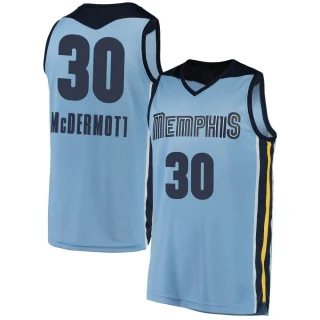 Youth Sean McDermott Memphis Grizzlies Light Blue Fast Break Jersey - Statement Edition
