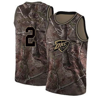 Youth Shai Gilgeous-Alexander Oklahoma City Thunder Camo Swingman Realtree Collection Jersey