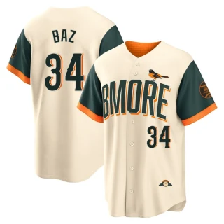 Youth Shane Baz Baltimore Orioles Cream Limited 2026 City Connect Stadium Jersey