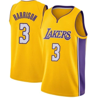 Youth Shaquille Harrison Los Angeles Lakers Yellow Swingman Jersey - Icon Edition
