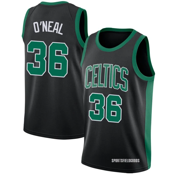 Youth Shaquille O'Neal Boston Celtics Black Swingman Jersey - Statement Edition