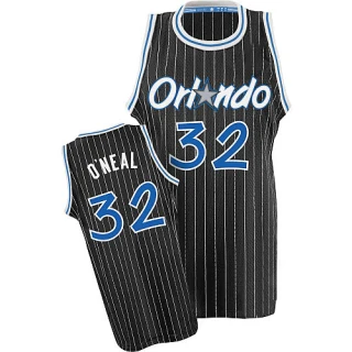 Youth Shaquille O'Neal Orlando Magic Black Authentic Throwback Jersey