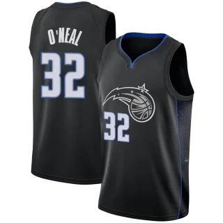 Youth Shaquille O'Neal Orlando Magic Black Swingman 2018/19 Jersey - City Edition