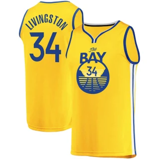 Youth Shaun Livingston Golden State Warriors Gold Fast Break 2019/20 Jersey - Statement Edition