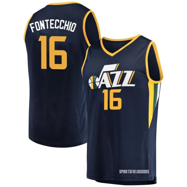 Youth Simone Fontecchio Utah Jazz Navy Fast Break Jersey - Icon Edition