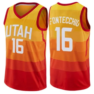 Youth Simone Fontecchio Utah Jazz Orange Swingman Jersey - City Edition
