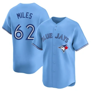 Youth Spencer Miles Toronto Blue Jays Blue Limited Powder Alternate Jersey