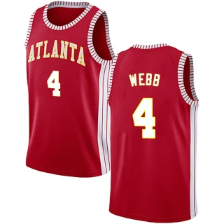 Youth Spud Webb Atlanta Hawks Red Swingman Jersey - Statement Edition