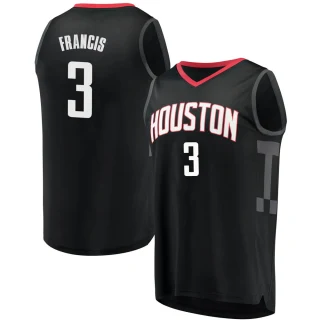 Youth Steve Francis Houston Rockets Black Fast Break Jersey - Statement Edition