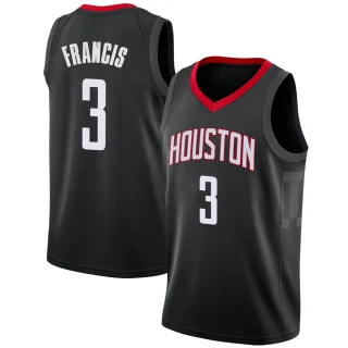 Youth Steve Francis Houston Rockets Black Swingman Jersey - Statement Edition