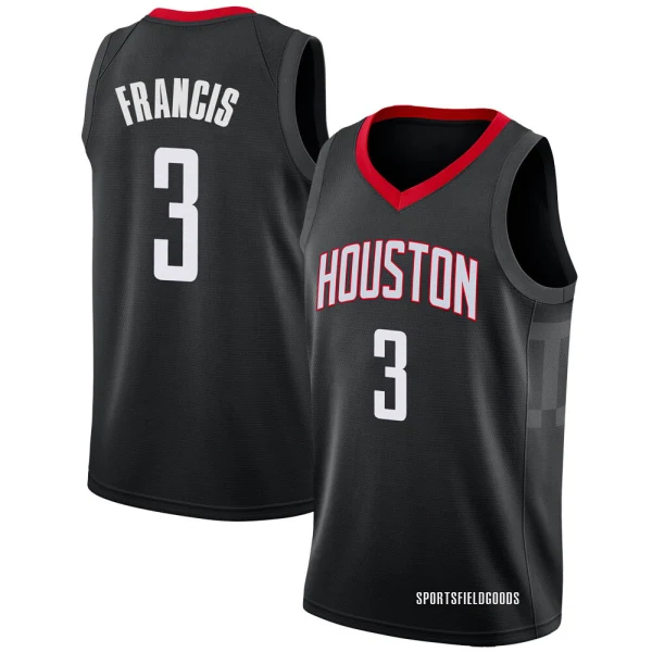 Youth Steve Francis Houston Rockets Black Swingman Jersey - Statement Edition