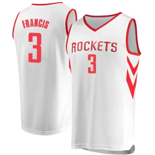 Youth Steve Francis Houston Rockets White Fast Break Jersey - Association Edition