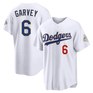 Youth Steve Garvey Los Angeles Dodgers Gold Limited White 2026 Collection Stadium Jersey