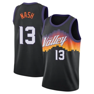 Youth Steve Nash Phoenix Suns Black Swingman 2020/21 City Edition Jersey