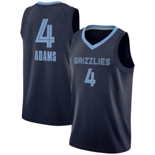 Youth Steven Adams Memphis Grizzlies Navy Swingman 2020/21 Jersey - Icon Edition