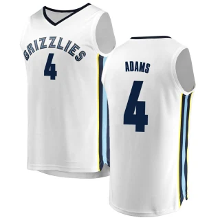 Youth Steven Adams Memphis Grizzlies White Fast Break Jersey - Association Edition