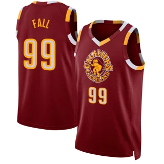 Youth Tacko Fall Cleveland Cavaliers Swingman Wine 2021/22 City Edition Jersey