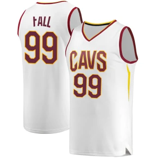 Youth Tacko Fall Cleveland Cavaliers White Fast Break Jersey - Association Edition