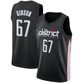 Youth Taj Gibson Washington Wizards Black Swingman 2018/19 Jersey - City Edition