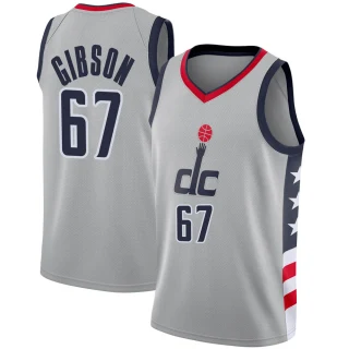 Youth Taj Gibson Washington Wizards Gray Swingman 2020/21 Jersey - City Edition