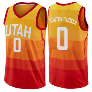 Youth Talen Horton-Tucker Utah Jazz Orange Swingman Jersey - City Edition