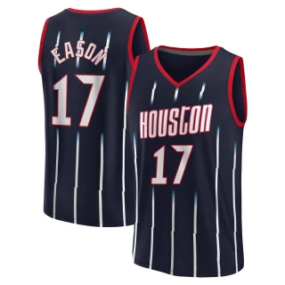 Youth Tari Eason Houston Rockets Navy Fast Break 2022/23 City Edition Jersey