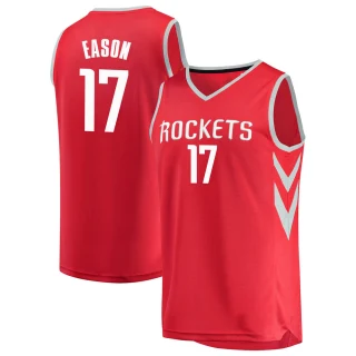 Youth Tari Eason Houston Rockets Red Fast Break Jersey - Icon Edition