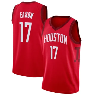 Youth Tari Eason Houston Rockets Red Swingman 2018/19 Jersey - Earned Edition