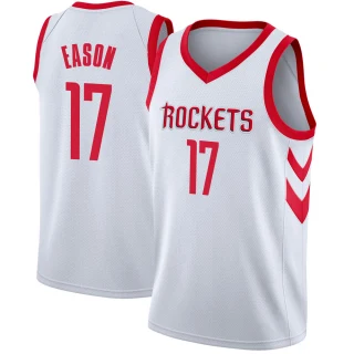 Youth Tari Eason Houston Rockets White Swingman Jersey - Association Edition