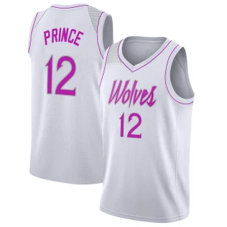Youth Taurean Prince Minnesota Timberwolves White Swingman 2018/19 Jersey - Earned Edition