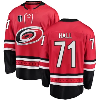 Youth Taylor Hall Carolina Hurricanes Red Breakaway Home 2026 Stanley Cup Final Jersey