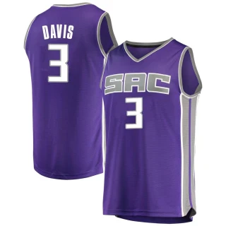 Youth Terence Davis Sacramento Kings Purple Fast Break Jersey - Icon Edition