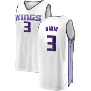 Youth Terence Davis Sacramento Kings White Fast Break Jersey - Association Edition