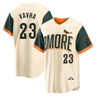 Youth Terrin Vavra Baltimore Orioles Cream Limited 2026 City Connect Stadium Jersey