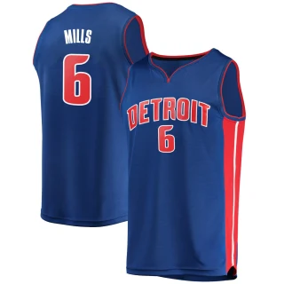 Youth Terry Mills Detroit Pistons Blue Fast Break Jersey - Icon Edition