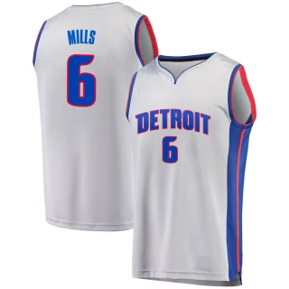 Youth Terry Mills Detroit Pistons Gray Fast Break Alternate Jersey - Statement Edition