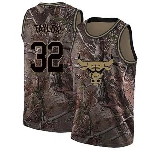 Youth Terry Taylor Chicago Bulls Camo Swingman Realtree Collection Jersey