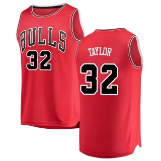 Youth Terry Taylor Chicago Bulls Red Swingman Jersey - Icon Edition