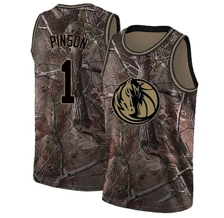 Youth Theo Pinson Dallas Mavericks Camo Swingman Realtree Collection Jersey