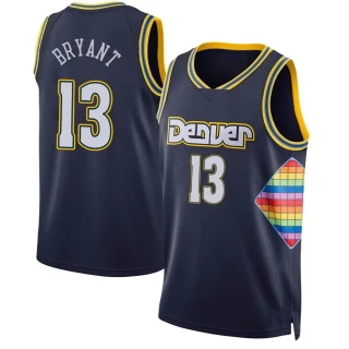 Youth Thomas Bryant Denver Nuggets Navy Swingman 2021/22 City Edition Jersey