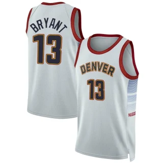 Youth Thomas Bryant Denver Nuggets Swingman Silver 2022/23 City Edition Jersey